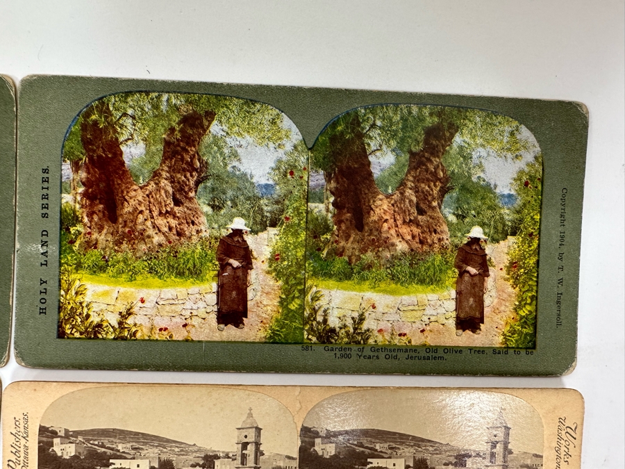 (18) Antique 1899/1904 Underwood & Underwood /  T. W. Ingersoll Collectible Stereoviews Biblical Holy Land Series [Photo 9]