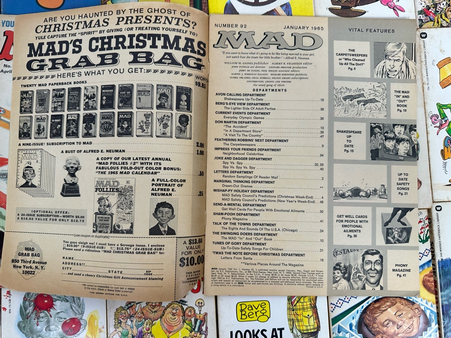 Vintage MAD Paperback Books & MAD Magazines [Photo 21]