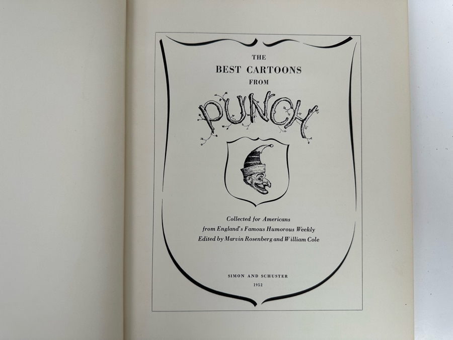 First Printing Book 1952 The Best Cartoons From Punch Collected From Americans From England's Famous Humorous Weekly [Photo 4]
