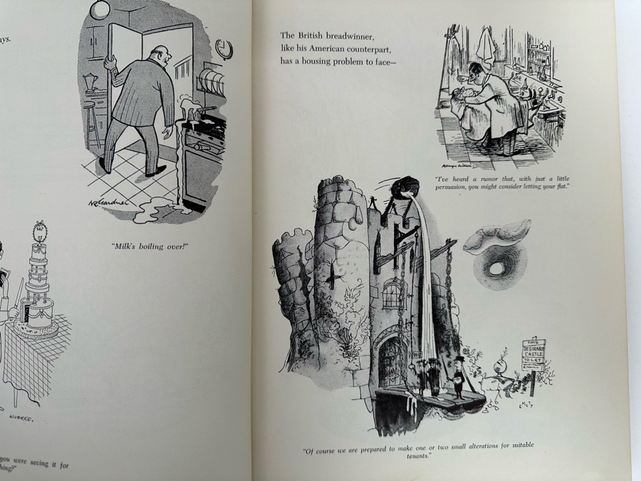 First Printing Book 1952 The Best Cartoons From Punch Collected From Americans From England's Famous Humorous Weekly [Photo 7]