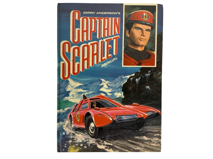 Vintage 1968 Gerry Anderson's Captain Scarlet Annual Graphic Novel Hardcover Book