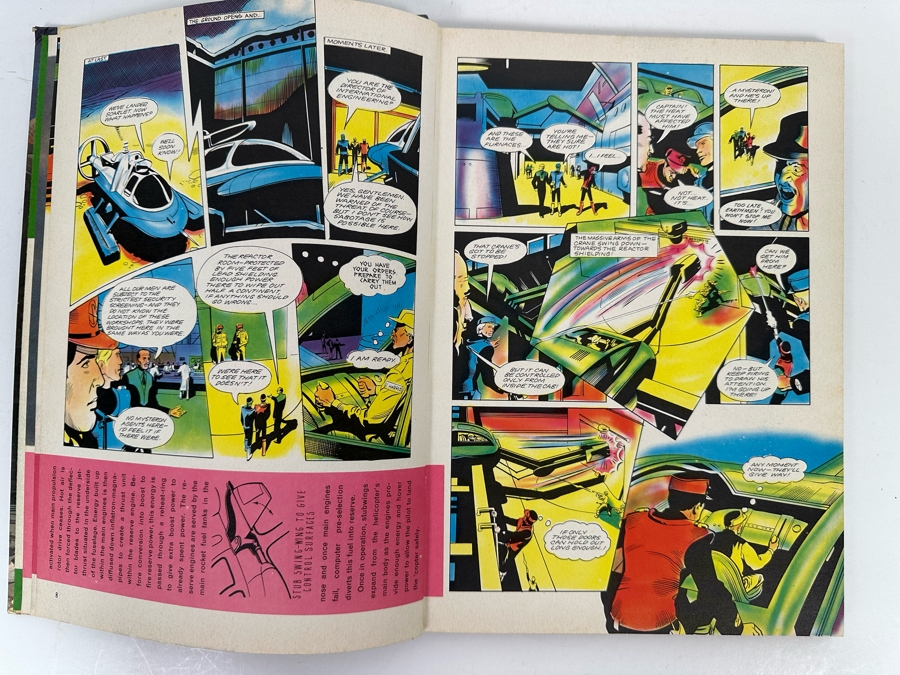 Vintage 1968 Gerry Anderson's Captain Scarlet Annual Graphic Novel Hardcover Book [Photo 8]