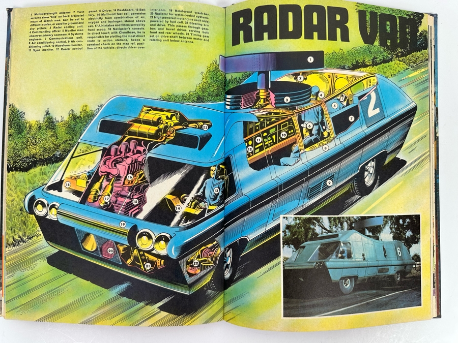 Vintage 1968 Gerry Anderson's Captain Scarlet Annual Graphic Novel Hardcover Book [Photo 14]