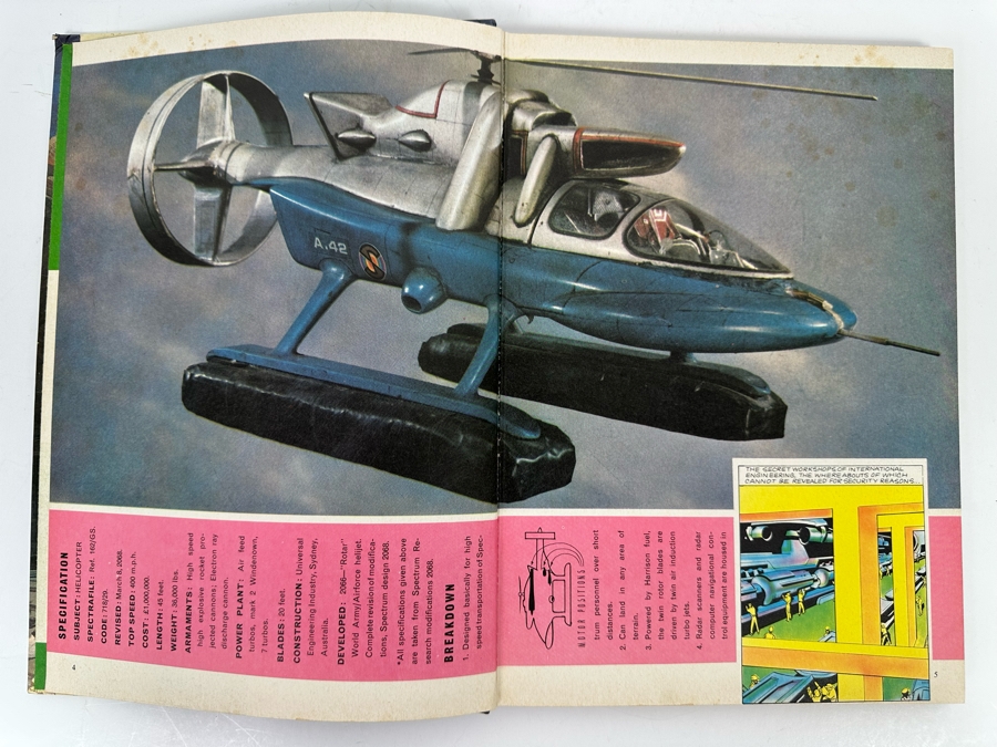 Vintage 1968 Gerry Anderson's Captain Scarlet Annual Graphic Novel Hardcover Book [Photo 6]