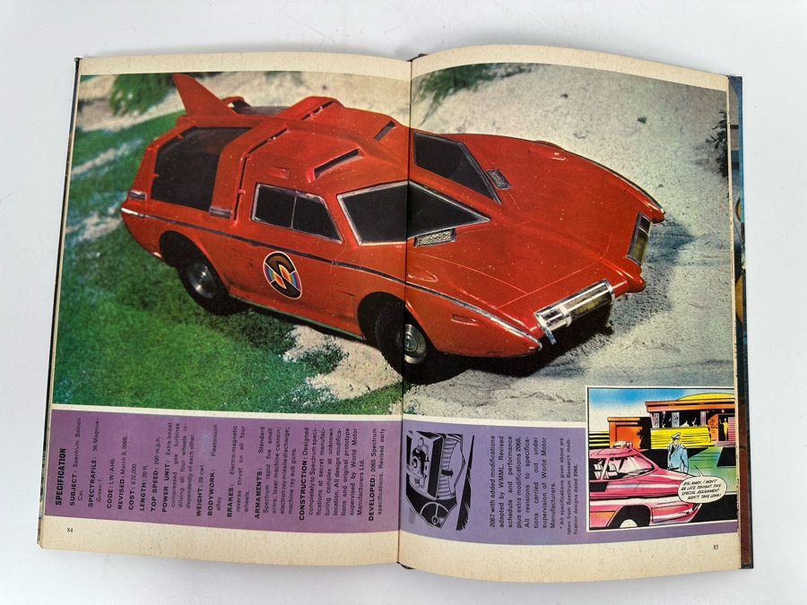Vintage 1968 Gerry Anderson's Captain Scarlet Annual Graphic Novel Hardcover Book [Photo 9]