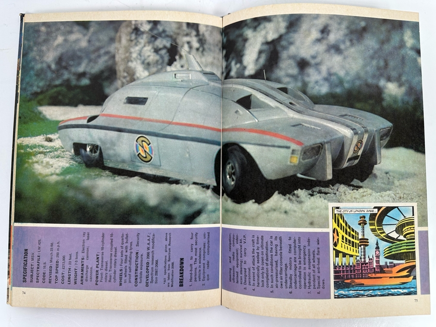 Vintage 1968 Gerry Anderson's Captain Scarlet Annual Graphic Novel Hardcover Book [Photo 13]