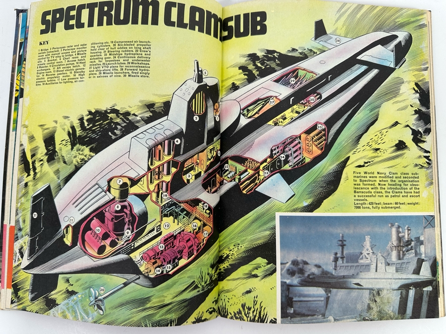 Vintage 1968 Gerry Anderson's Captain Scarlet Annual Graphic Novel Hardcover Book [Photo 21]