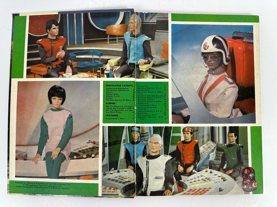 Vintage 1968 Gerry Anderson's Captain Scarlet Annual Graphic Novel Hardcover Book [Photo 4]