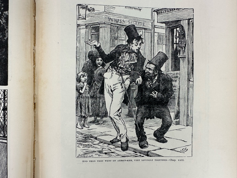 Antique 1908 Book Scenes And Characters From The Works Of Charles Dickens Being Eight Hundred And Sixty-Six Drawings Published By Chapman And Hall, Limited London England 8.25 X 11 [Photo 13]