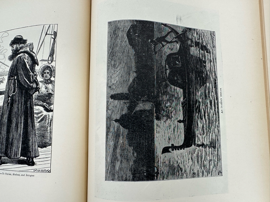 Antique 1908 Book Scenes And Characters From The Works Of Charles Dickens Being Eight Hundred And Sixty-Six Drawings Published By Chapman And Hall, Limited London England 8.25 X 11 [Photo 11]