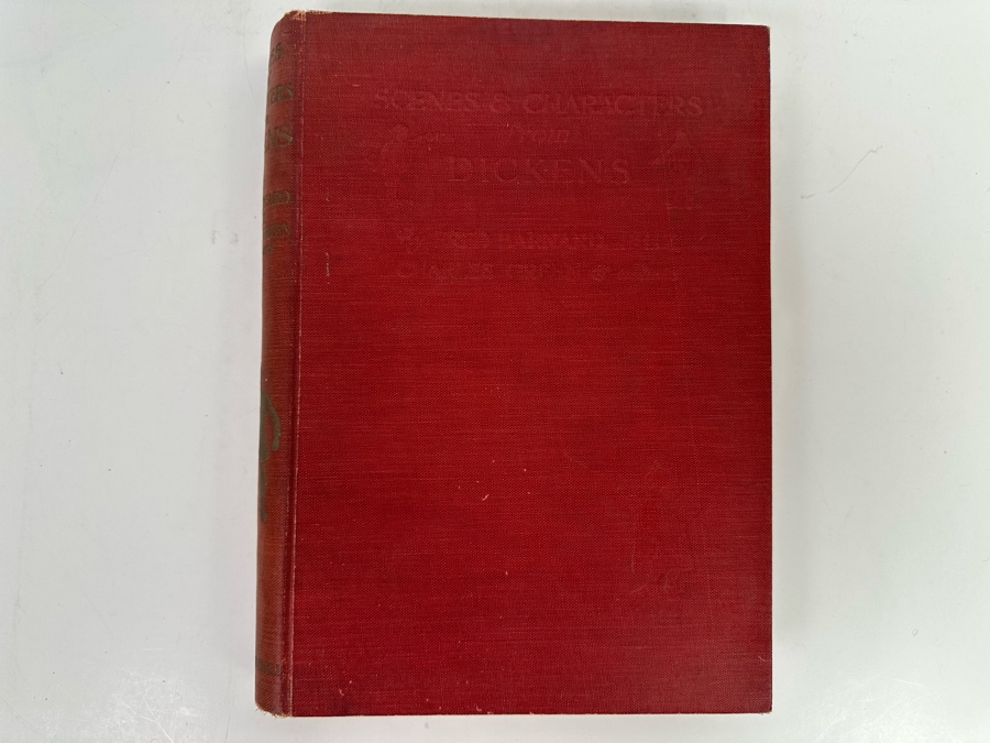 Antique 1908 Book Scenes And Characters From The Works Of Charles Dickens Being Eight Hundred And Sixty-Six Drawings Published By Chapman And Hall, Limited London England 8.25 X 11 [Photo 2]