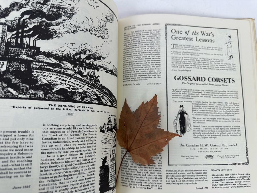 1973 Signed Book A Saturday Night Scrapbook Signed By Robert Fulford [Photo 8]