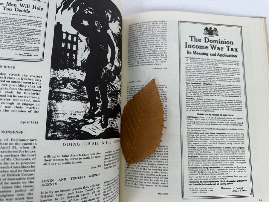 1973 Signed Book A Saturday Night Scrapbook Signed By Robert Fulford [Photo 9]