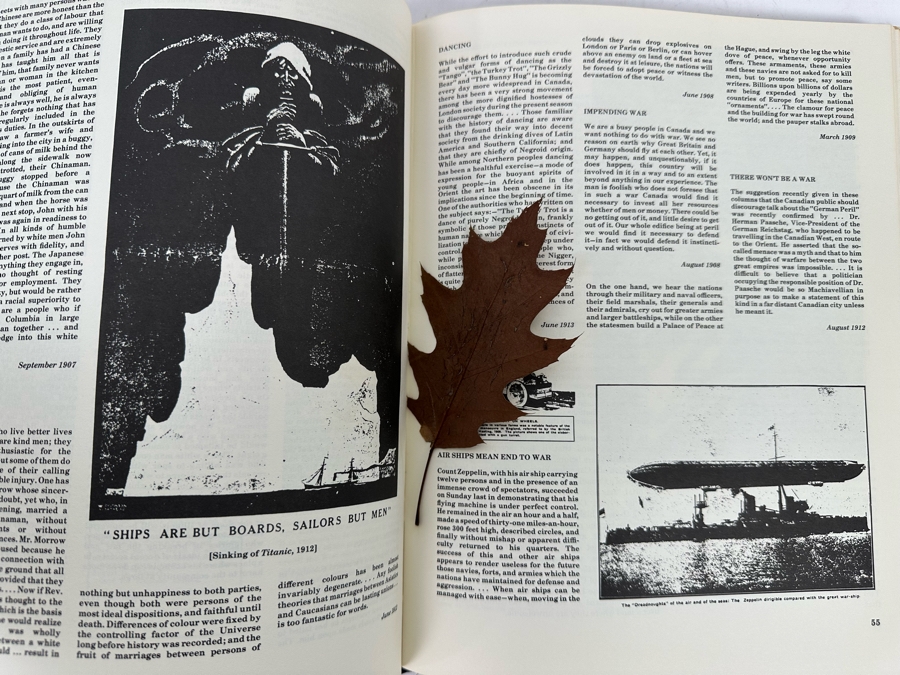 1973 Signed Book A Saturday Night Scrapbook Signed By Robert Fulford [Photo 11]