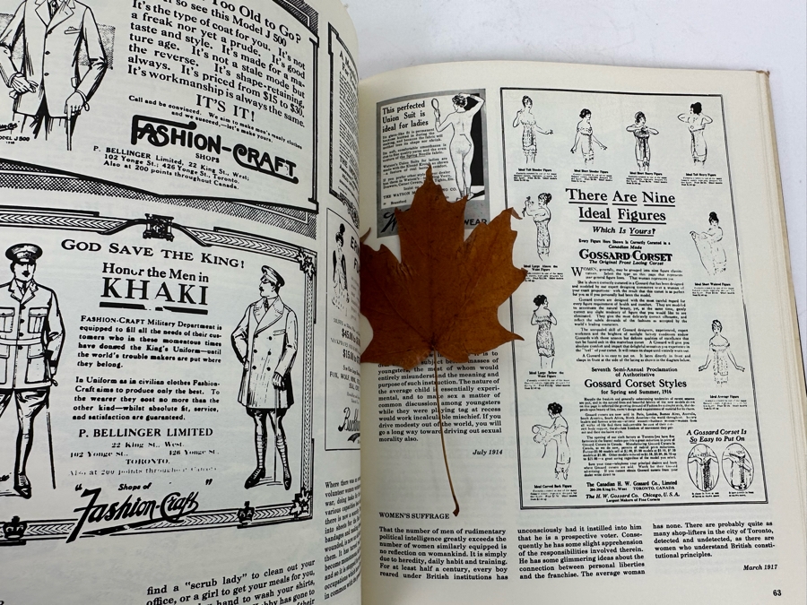 1973 Signed Book A Saturday Night Scrapbook Signed By Robert Fulford [Photo 10]