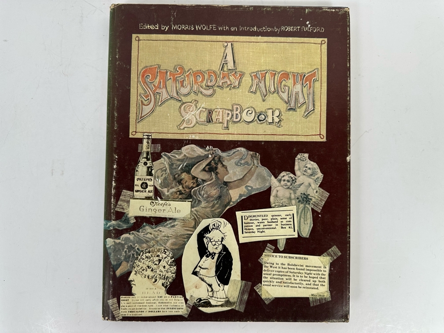 1973 Signed Book A Saturday Night Scrapbook Signed By Robert Fulford [Photo 2]