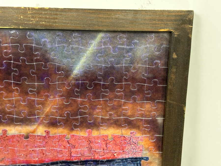 Frank Aumueller (German, b.1960) Contemporary Mixed Media Abstract Puzzle Composition [Photo 4]