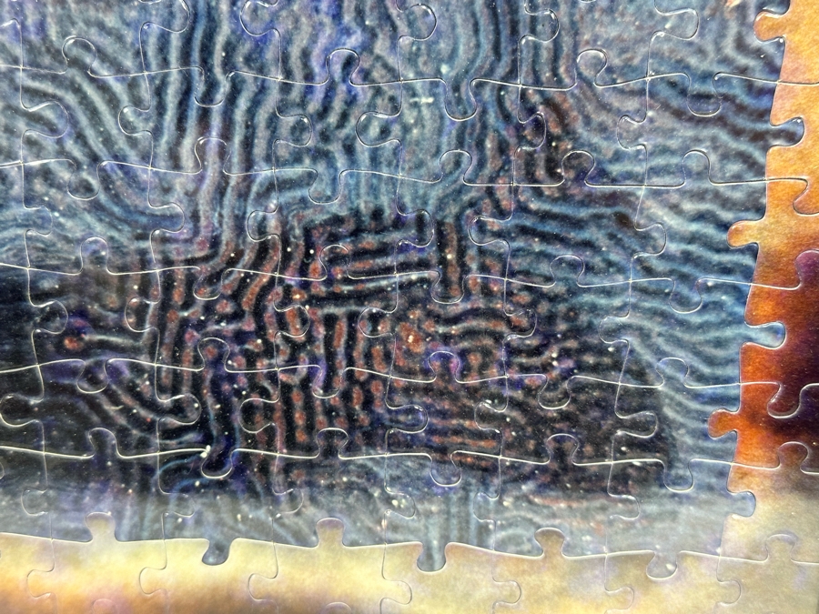 Frank Aumueller (German, b.1960) Contemporary Mixed Media Abstract Puzzle Composition [Photo 7]