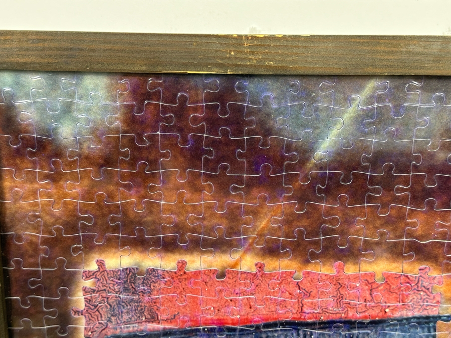 Frank Aumueller (German, b.1960) Contemporary Mixed Media Abstract Puzzle Composition [Photo 3]