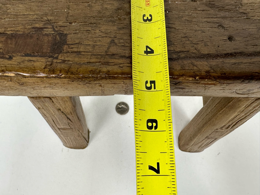 Primitive Wooden Step Stool 12.5W X 5D X 8H [Photo 13]