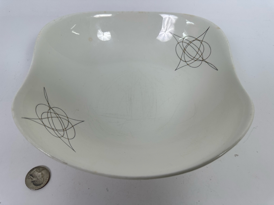 Mid-Century Hallcraft Bowl Shape By Eva Zeisel Hall China 9W X 2.5H [Photo 3]