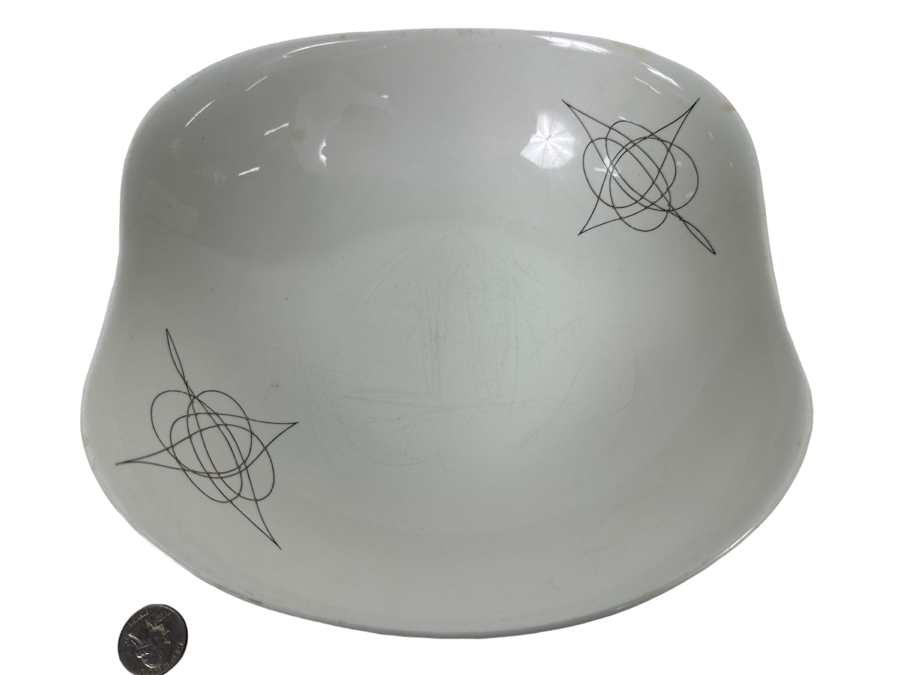 Mid-Century Hallcraft Bowl Shape By Eva Zeisel Hall China 9W X 2.5H