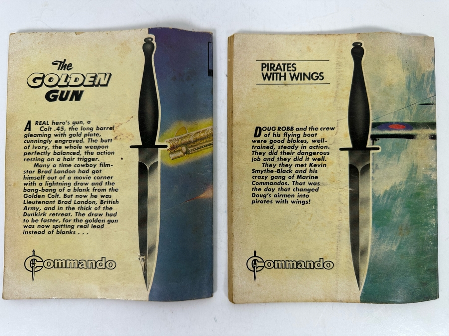 Pair Of Commando War Stories In Pictures Comic Books 1967 Australia [Photo 11]