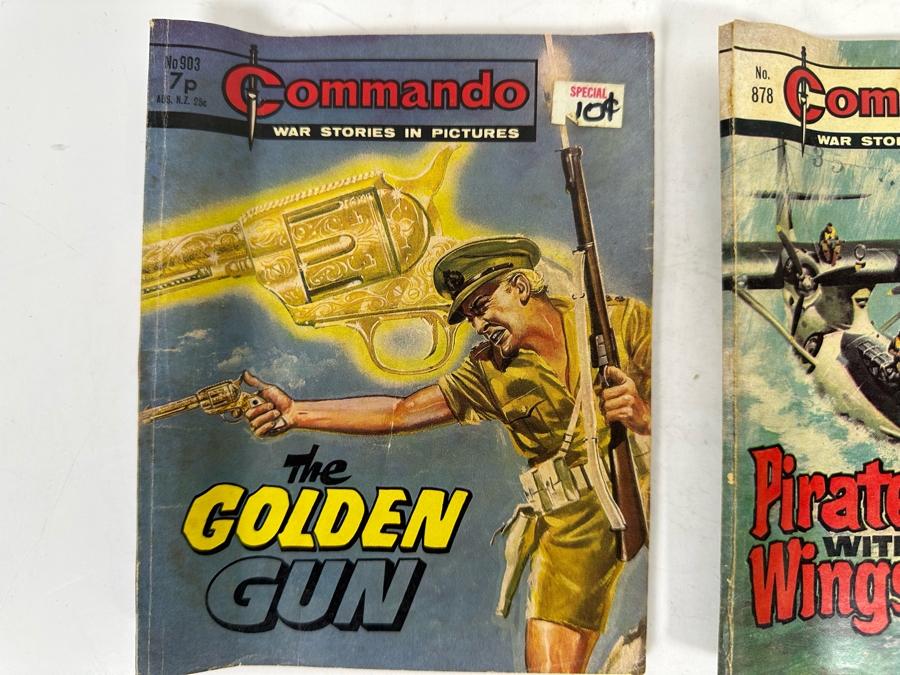 Pair Of Commando War Stories In Pictures Comic Books 1967 Australia [Photo 4]