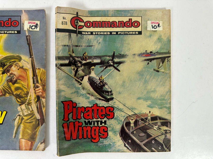 Pair Of Commando War Stories In Pictures Comic Books 1967 Australia [Photo 3]