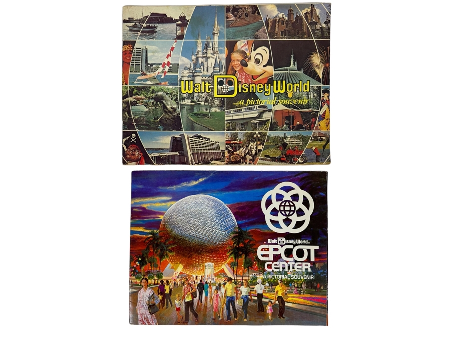 1982 Walt Disney World & Epcot Center Pictorial Souvenir Programs