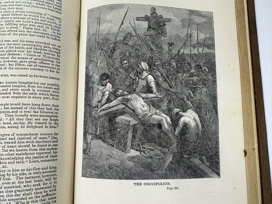 Antique 1880 Book Illustrated Bible Biography With Illustrations By Gustave Dore [Photo 16]