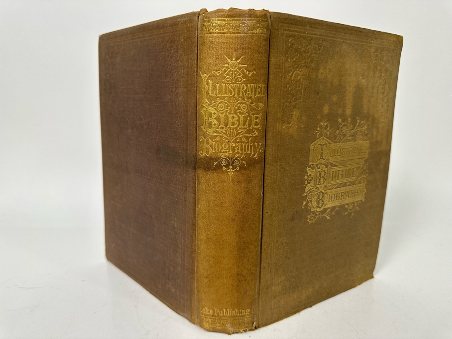 Antique 1880 Book Illustrated Bible Biography With Illustrations By Gustave Dore [Photo 3]
