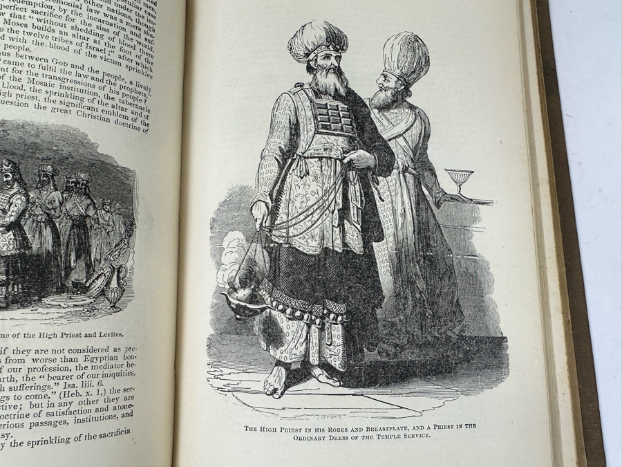 Antique 1880 Book Illustrated Bible Biography With Illustrations By Gustave Dore [Photo 14]