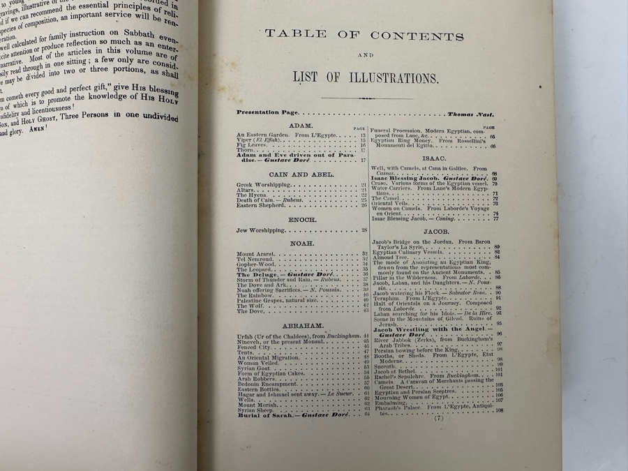 Antique 1880 Book Illustrated Bible Biography With Illustrations By ...