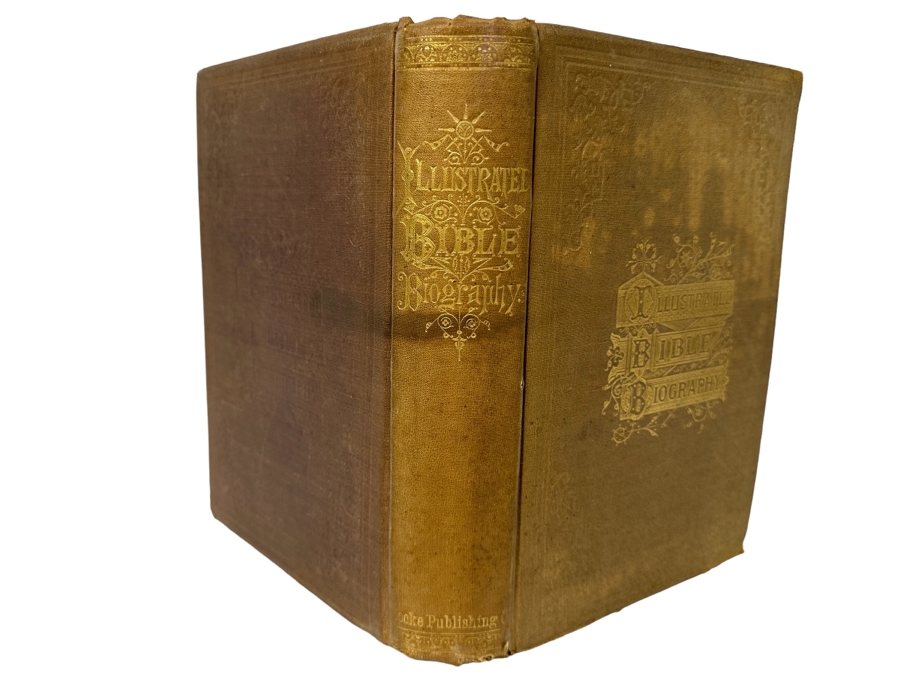 Antique 1880 Book Illustrated Bible Biography With Illustrations By Gustave Dore [Photo 2]