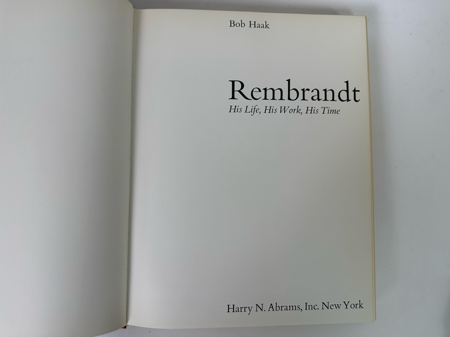 Rembrandt Hardcover Artwork Book His Life, His Work, His Time [Photo 4]