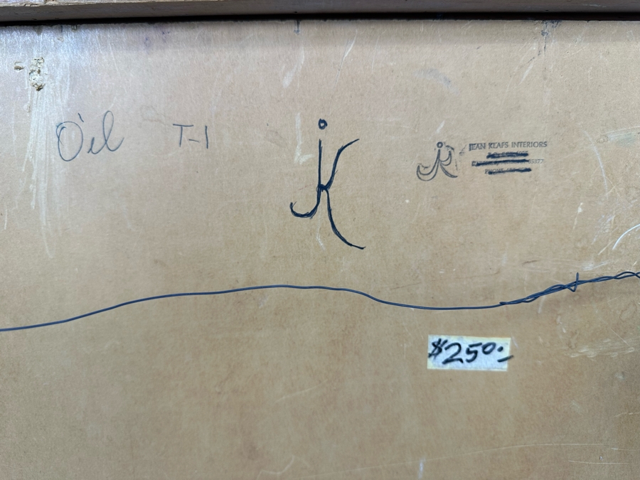 Jean Klafs Original Abstract Expressionist Painting On Board Titled Phantasmagoria 28 X 24 Framed 33 X 29 [Photo 15]