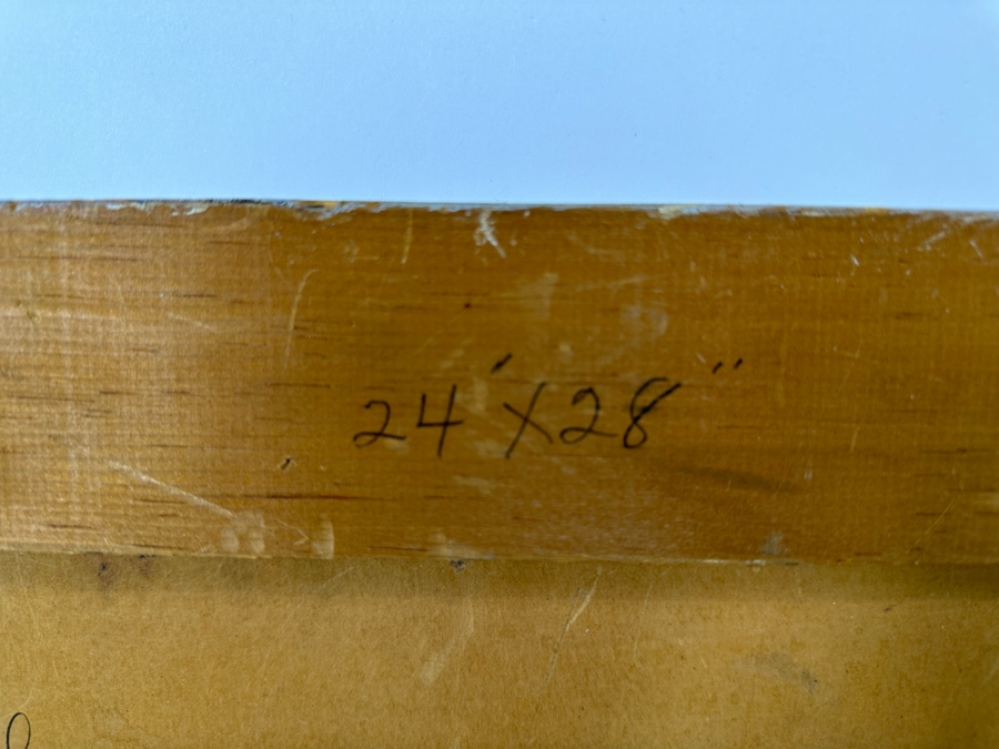 Jean Klafs Original Abstract Expressionist Painting On Board Titled Phantasmagoria 28 X 24 Framed 33 X 29 [Photo 14]