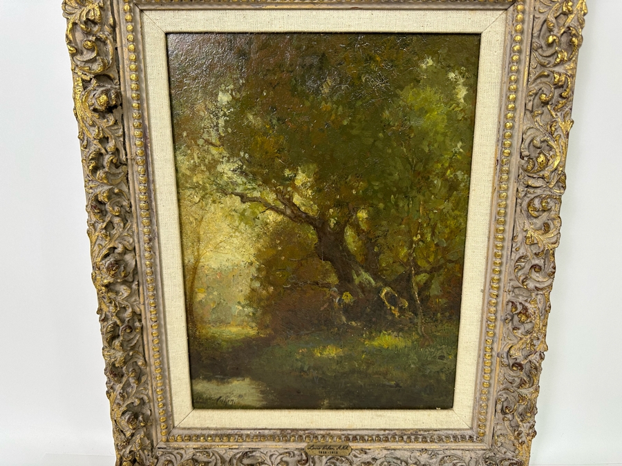 Lewis Cohen (1858-1915, London/NYC) Original Painting 12 X 16 Framed 18 X 22 [Photo 3]