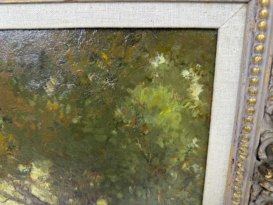 Lewis Cohen (1858-1915, London/NYC) Original Painting 12 X 16 Framed 18 X 22 [Photo 10]