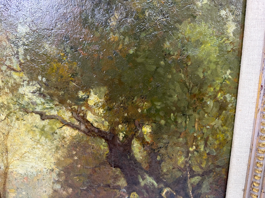 Lewis Cohen (1858-1915, London/NYC) Original Painting 12 X 16 Framed 18 X 22 [Photo 8]