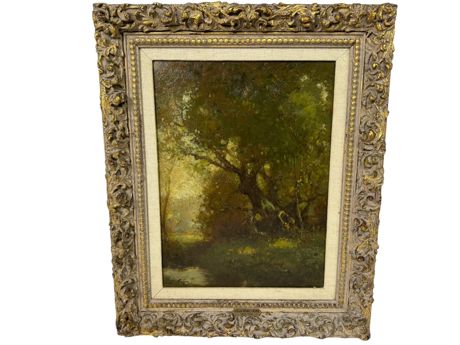 Lewis Cohen (1858-1915, London/NYC) Original Painting 12 X 16 Framed 18 X 22 [Photo 2]