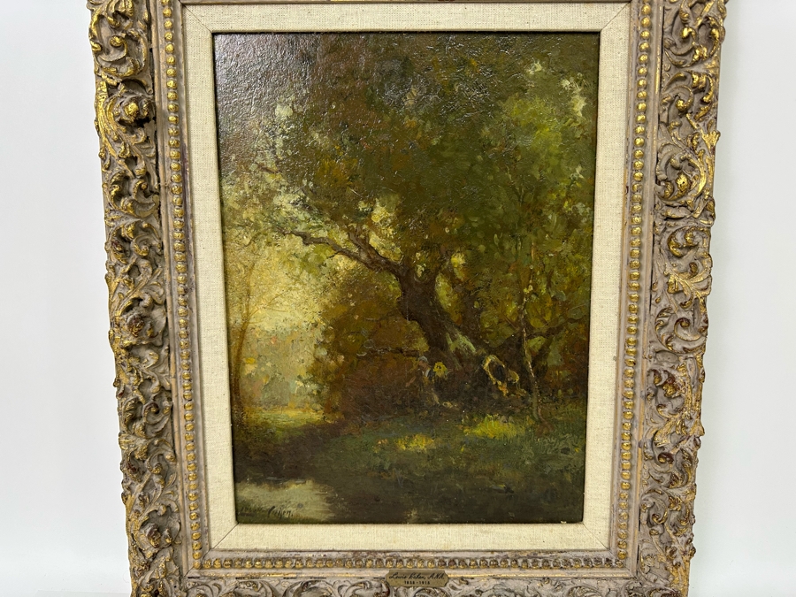 Lewis Cohen (1858-1915, London/NYC) Original Painting 12 X 16 Framed 18 X 22 [Photo 4]