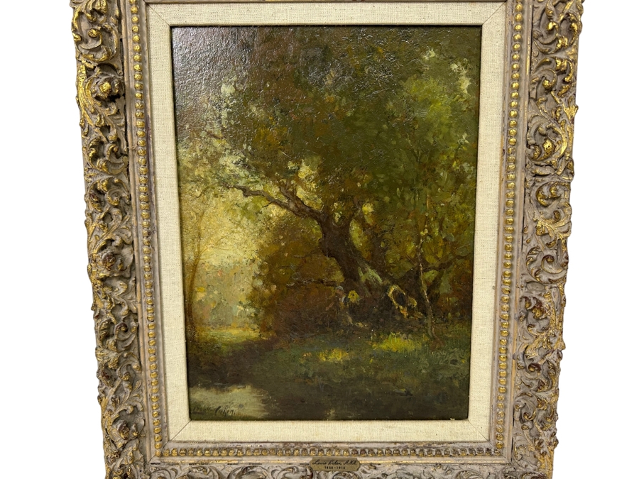 Lewis Cohen (1858-1915, London/NYC) Original Painting 12 X 16 Framed 18 X 22