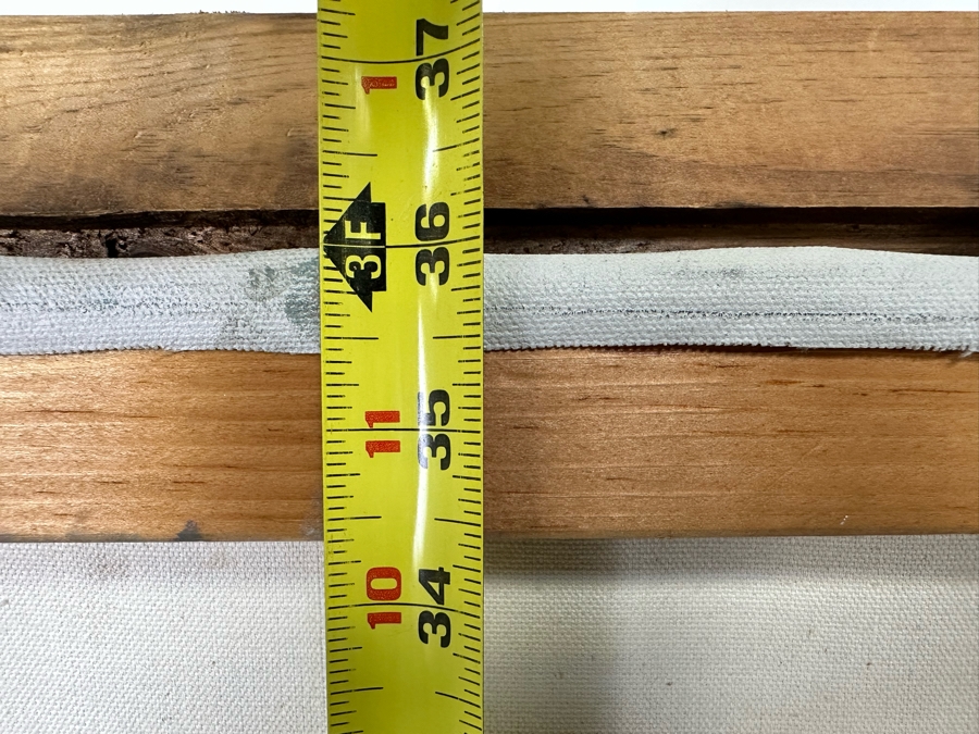 David Pallock (1906-1977, Massachusetts) Original Painting On Canvas Of Boy Holding Toy Sailboat Dated ’73 24 X 36 Framed 29 X 41 [Photo 13]