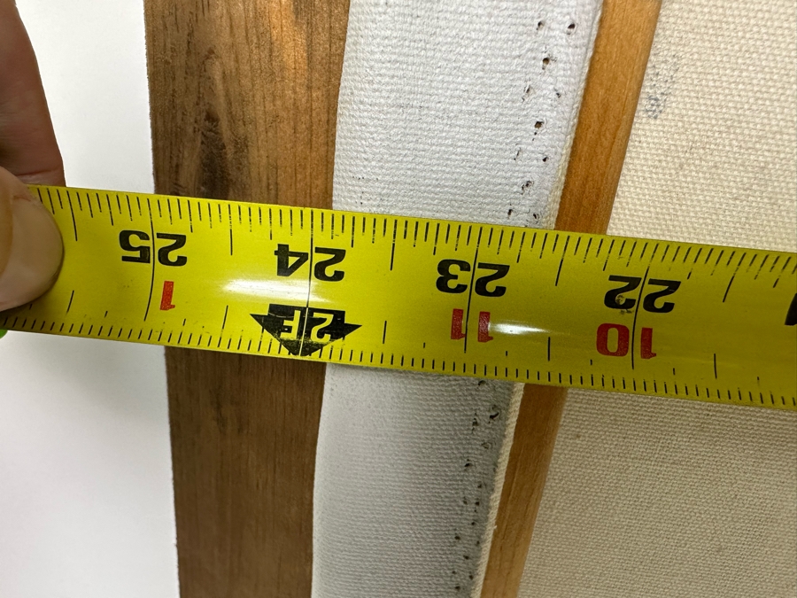 David Pallock (1906-1977, Massachusetts) Original Painting On Canvas Of Boy Holding Toy Sailboat Dated ’73 24 X 36 Framed 29 X 41 [Photo 12]