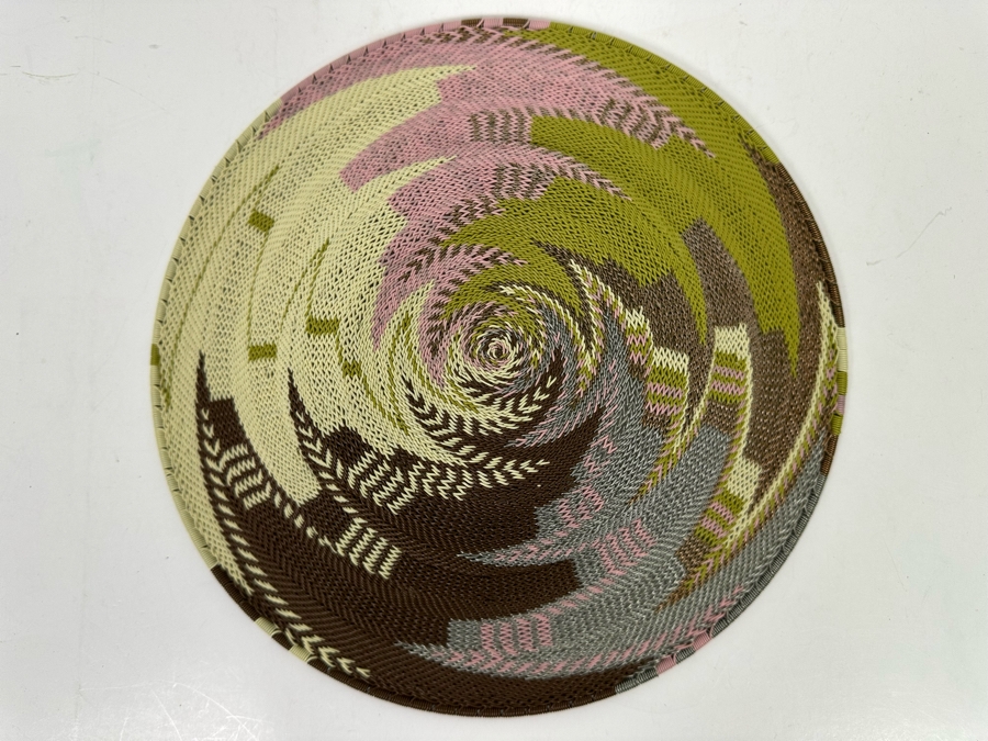 Handmade Woven Wire Basket 12R X 2H [Photo 6]