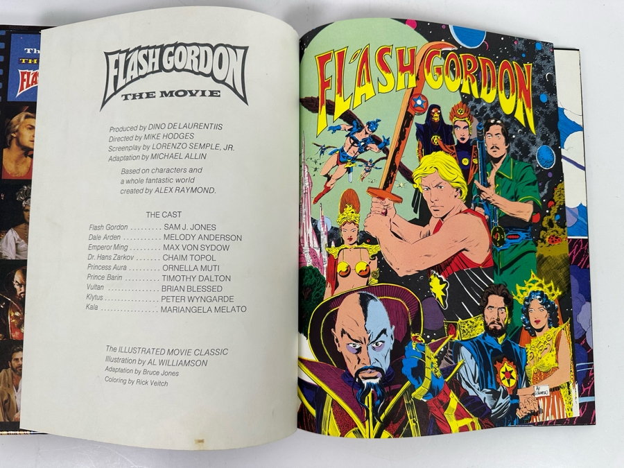 First Edition Flash Gordon The Movie Graphic Novel Comic Book 1980 [Photo 4]