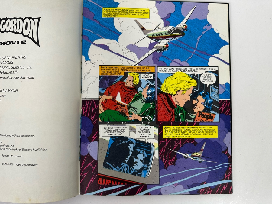 First Edition Flash Gordon The Movie Graphic Novel Comic Book 1980 [Photo 6]