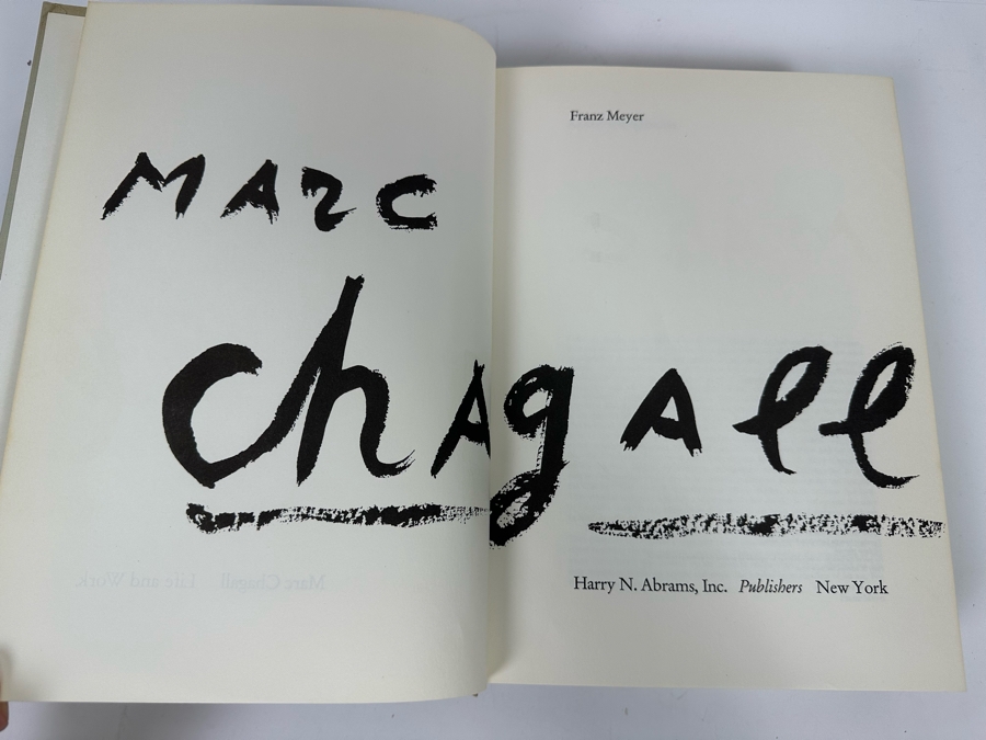 Large Marc Chagall By Franz Meyer Art Book [Photo 4]